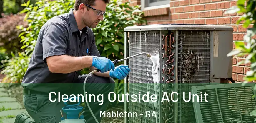  Cleaning Outside AC Unit Mableton - GA